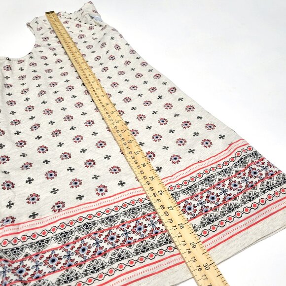 J Jill Womens Sleeveless V-Neck Tunic Size 2X Floral Geometric Print Artsy Boho - Picture 6 of 9